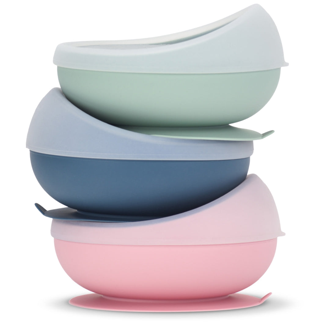 Silicone Suction Bowl & Lid Bundle