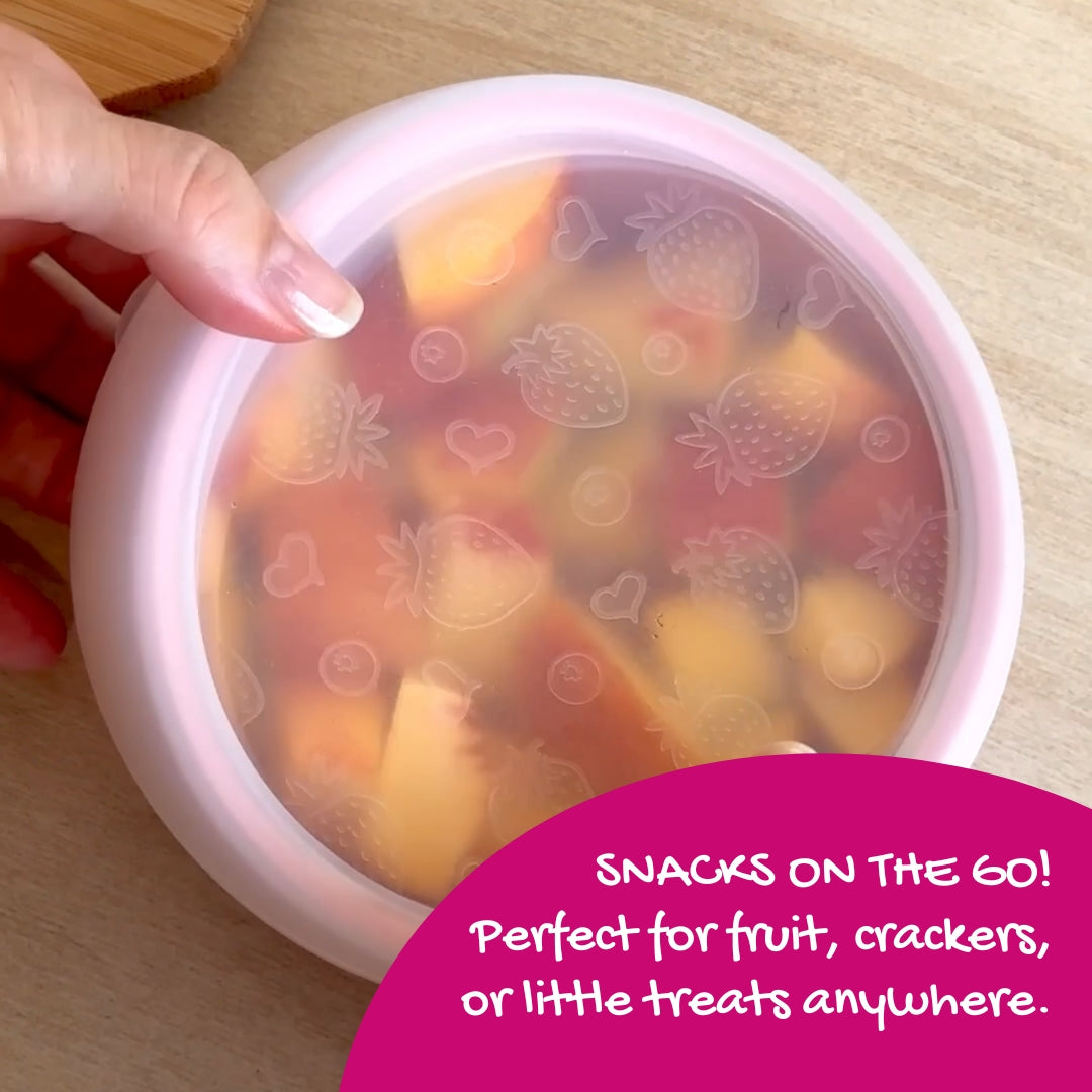 Silicone Suction Bowl & Lid Bundle